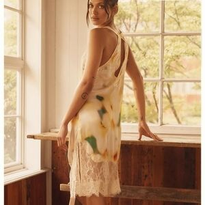 NWT The LyreBird Silky Midi Slip Dress